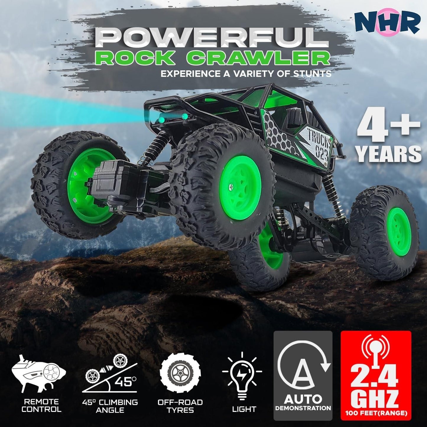 Rock Crawling Remote Control Monster Truck