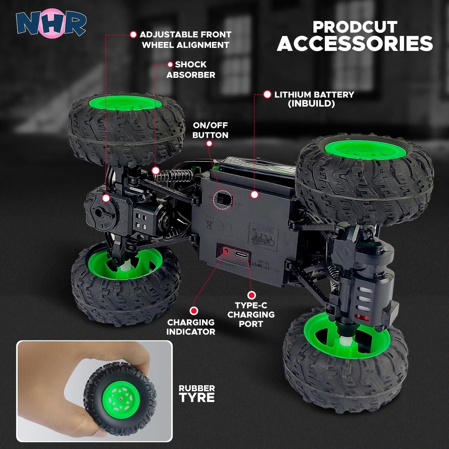 Rock Crawling Remote Control Monster Truck