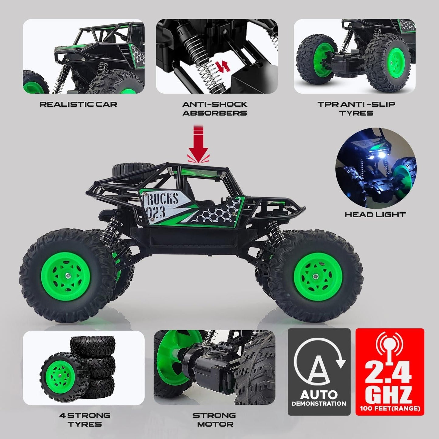 Rock Crawling Remote Control Monster Truck