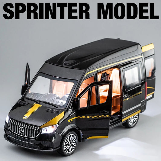 1:24 Sprinter MPV Van Spint RV Alloy Car